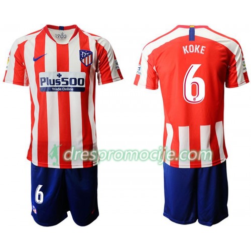 Atlético Madrid Dres Koke 6 Dječji Domaći 2019/20 Kratkih Rukava Atlético Madrid Dres Koke 6 Dječji Domaći 2019/20 Kratkih Rukava